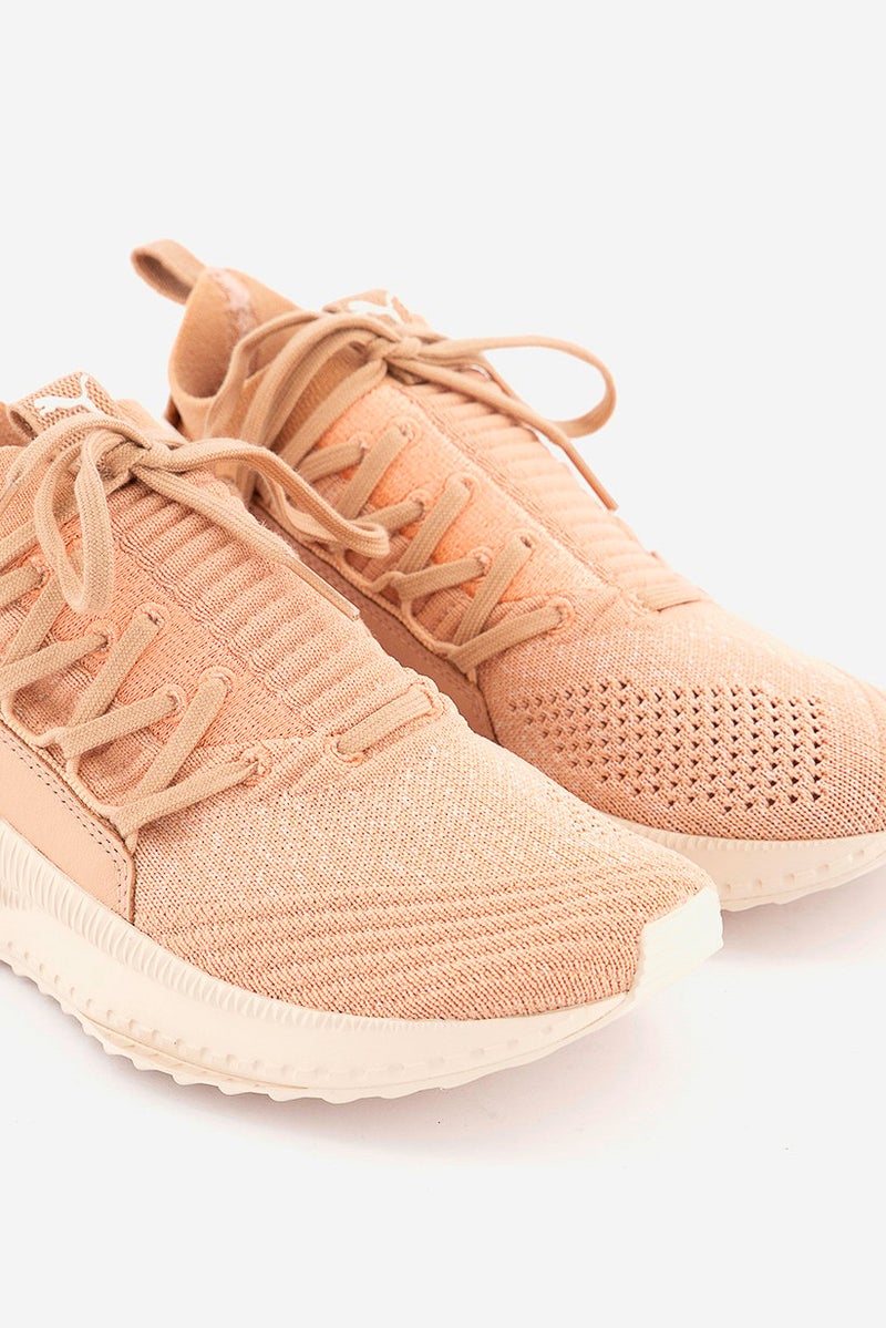 PUMA Kids Boy Tsugi Jun Lace Up Running Shoes, Peach - Image 4